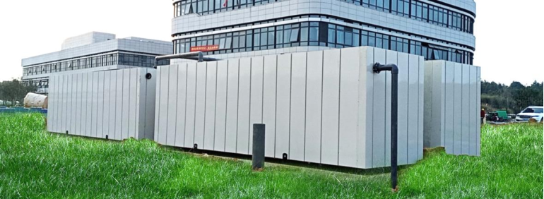 达泽环保污水处理爱体育官方网站交由甲方验收 达泽环保污水处理爱体育官方网站交由甲方验收