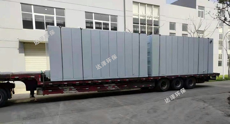 达泽环保垃圾渗滤液处理爱体育官方网站正在装车准备发货 达泽环保垃圾渗滤液处理爱体育官方网站正在装车准备发货